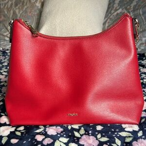 DKNY Bold Red Shoulder Bag